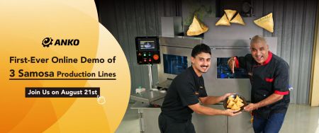 Indian Chef x ANKO | Online Demo of 3 Samosa Production Lines Unveiled