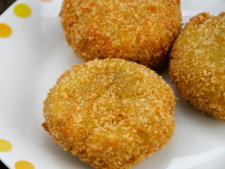 Croquette are lightly battered