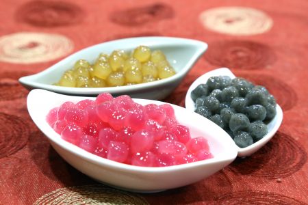 Recipes can be adjusted to produce a variety of food. For example: Tapioca Pearls