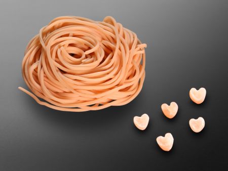 Noodle a forma di cuore