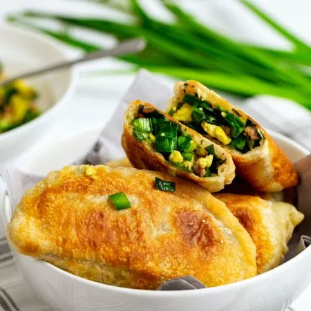 Forslag til produktionsplanlægning og udstyr til stegte porre-dumplings