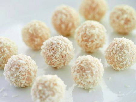 Perfectly formed Marzipan balls