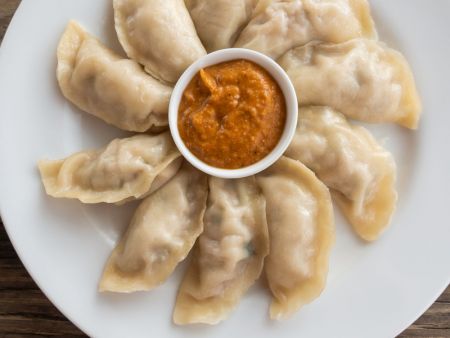Momo are made with artisanal pleats