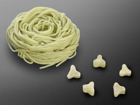 Triangle-shaped noodle