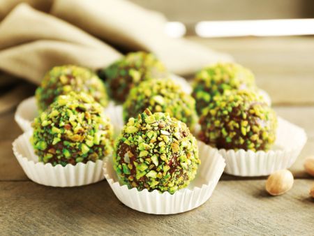 Pistachio Ball made with highly efficient automated production