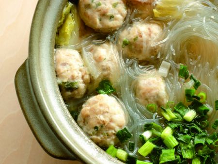 Meatballs remain firm after boiling