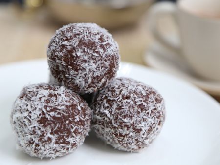 Rum Balls are made to a uniformed size and weight