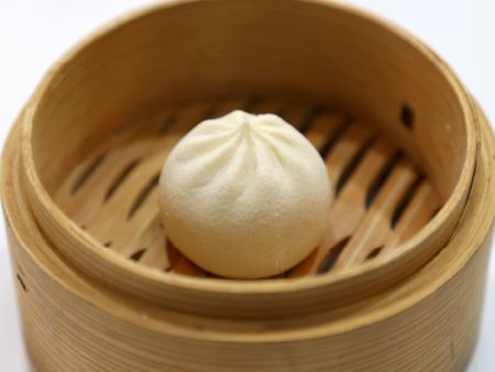 Xiao Long Bao élesztett tésztából és 9 redővel készült