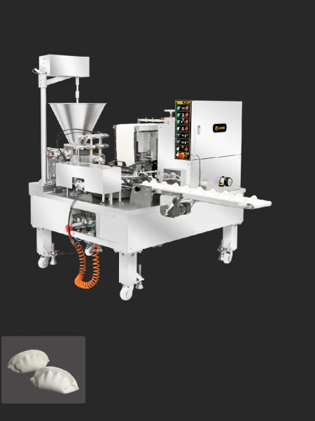 Mesin Dumpling Buatan Tangan Imitasi Dual Line Automatik - Mesin Lipat Dumpling Automatik ANKO