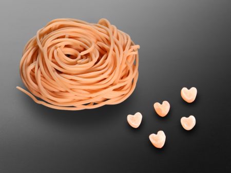 Noodle în formă de inimă