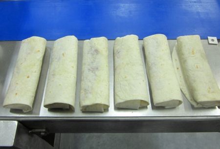 ABD şirketi için Yarı Otomatik Burrito Şekillendirme Makinesi Tasarımı