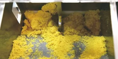 放入面团后即可自动产出面带