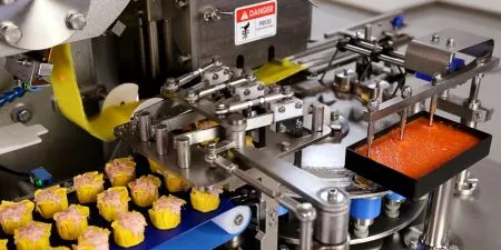 可搭配点浆设备,增加烧卖配色