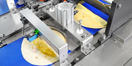 Кесадильи заполняются с высокой точностью