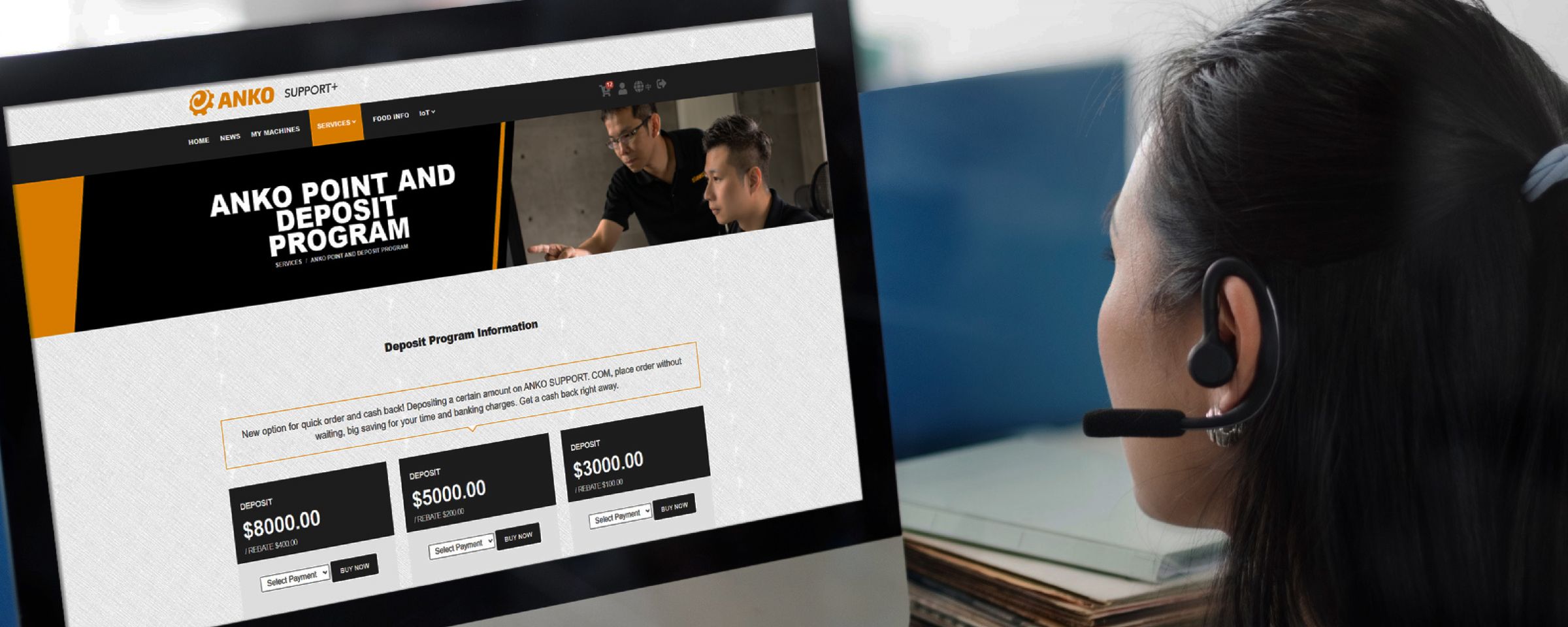 ANKO SUPPORT+ 售服網 | 支援服務 | 安口食品機械股份有限公司