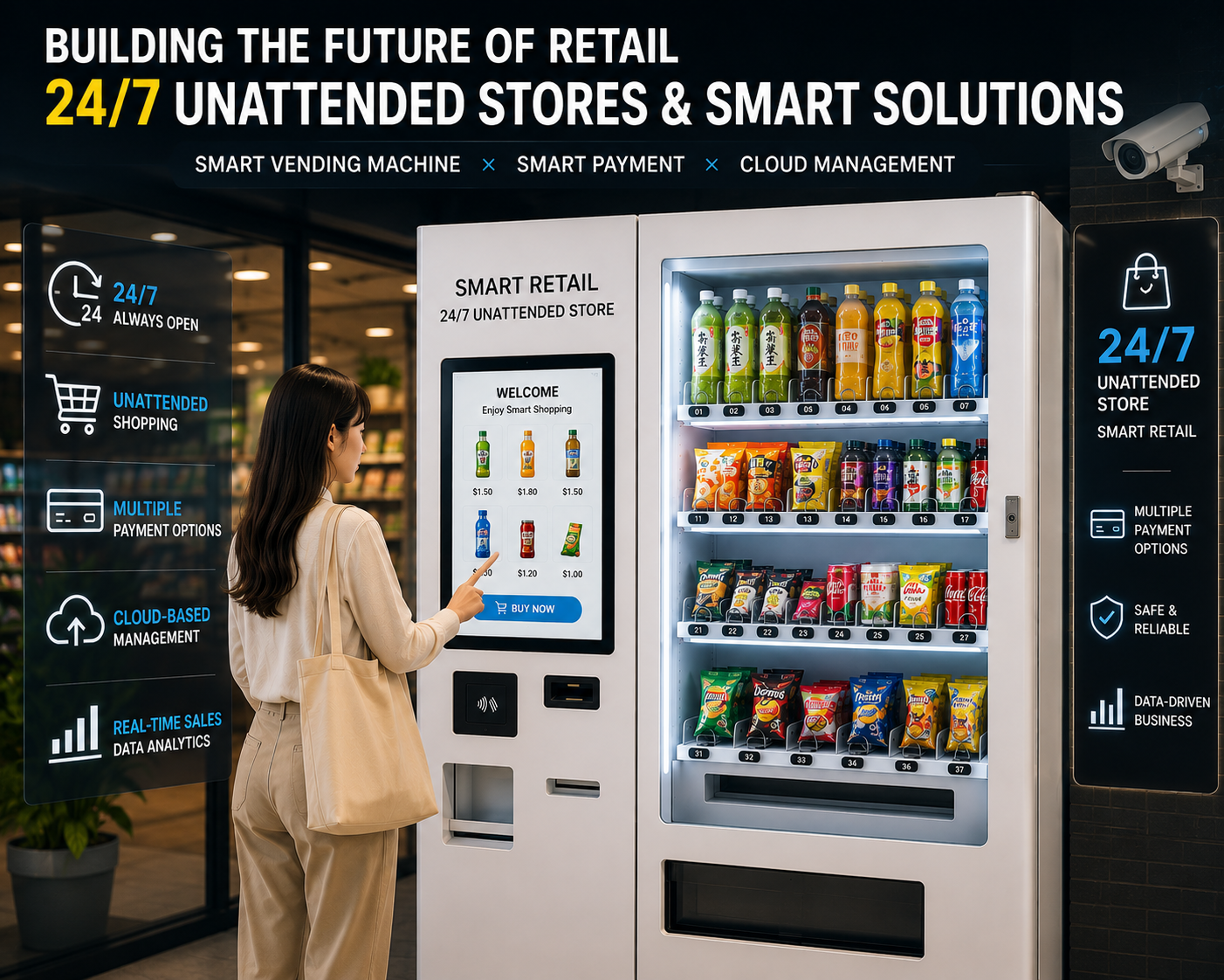 Building the Future of 24/7 Unattended Stores & Smart Retail