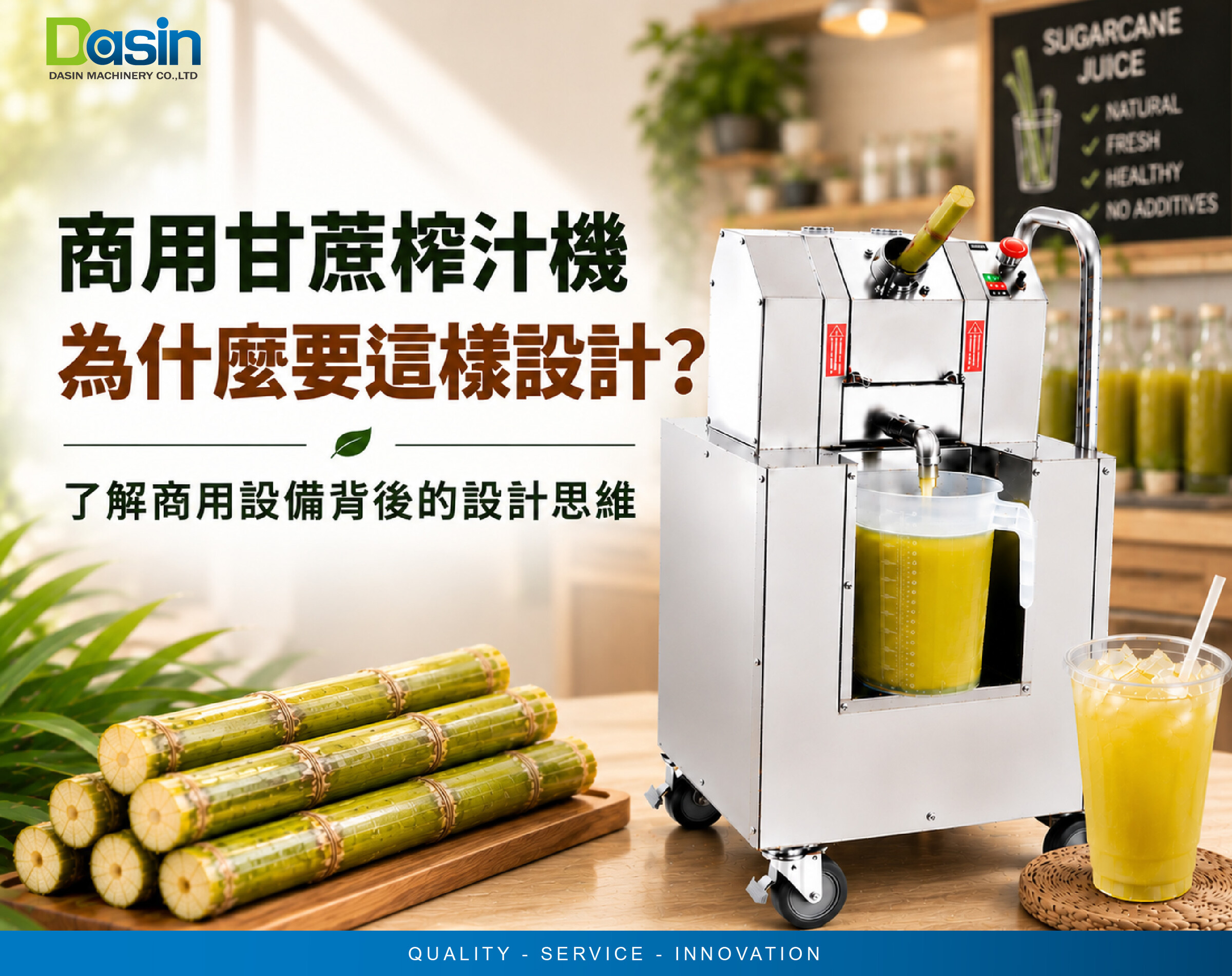 營業用甘蔗榨汁機, 壓甘蔗汁機, 甘蔗壓榨機