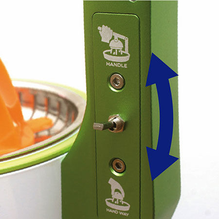 สะดวกและรวดเร็วในการสลับระหว่างโหมดแมนนวลและโหมดด้ามจับ