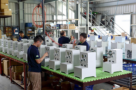 Área de fabricación y ensamblaje profesional de Dasin.