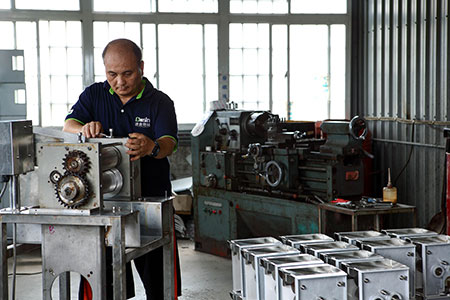 Área de fabricación y ensamblaje profesional de Dasin.