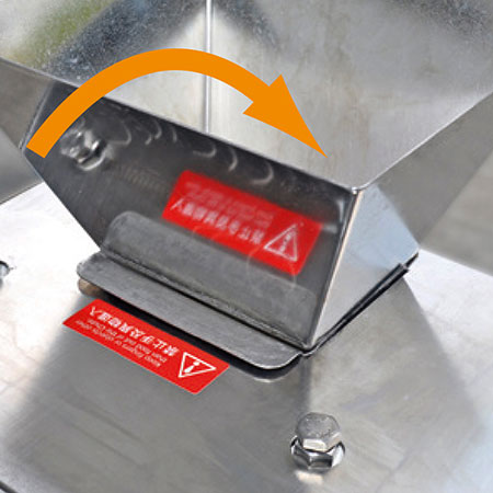 การออกแบบกรวยขนาดใหญ่ของช่องป้อนช่วยเพิ่มประสิทธิภาพ