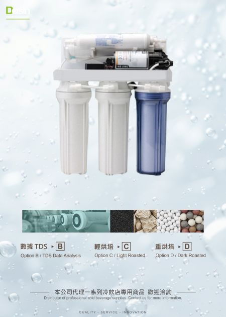 Système de filtration d'eau - Système de Filtration d'Eau, Osmose Inverse (OI), Purificateur d'Eau par Osmose Inverse, Distributeur d'Eau Sous Évier, Purificateur d'Eau / Filtre à Eau, Système d'Eau Énergétique / Système d'Eau Revitalisant