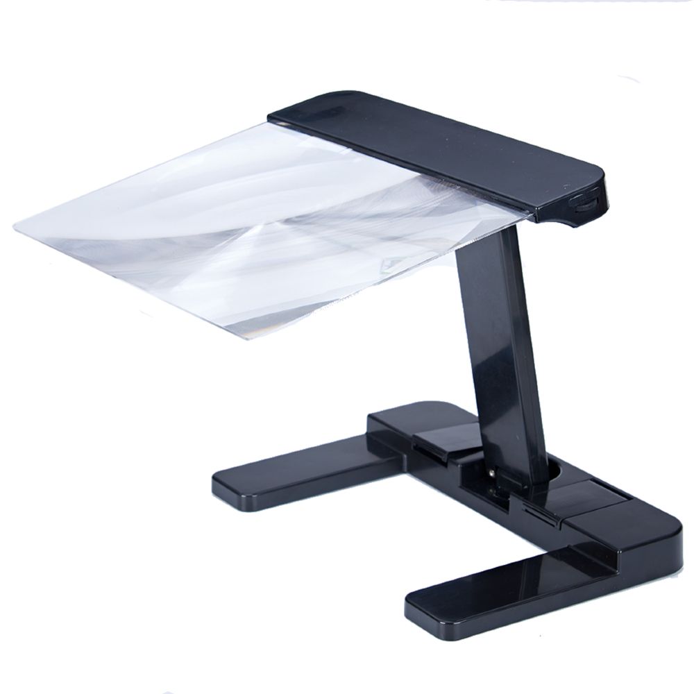 2 in 1 Table Top Full Page Magnifier Lamp industrial magnifying glass