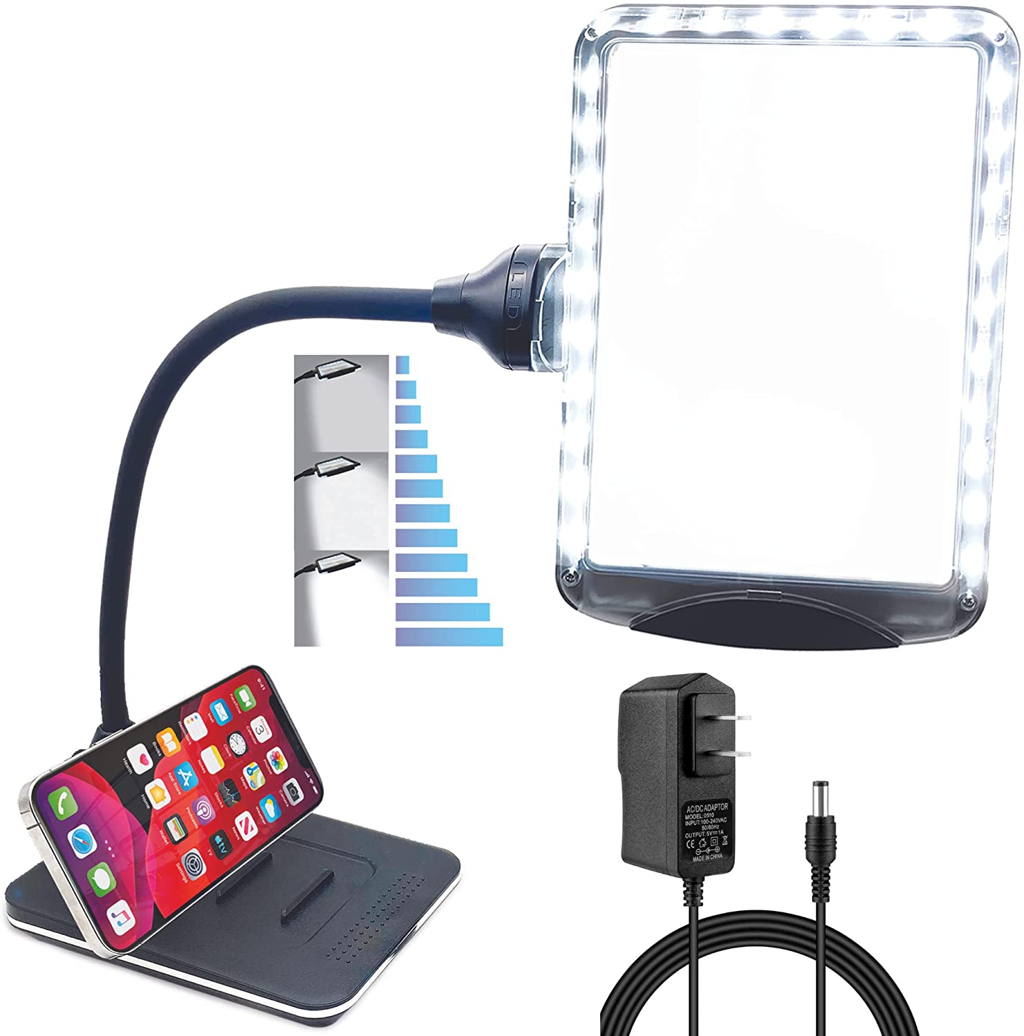 Lighted Stand/Page Magnifier, Hands-Free Magnifiers: Bernell Corporation
