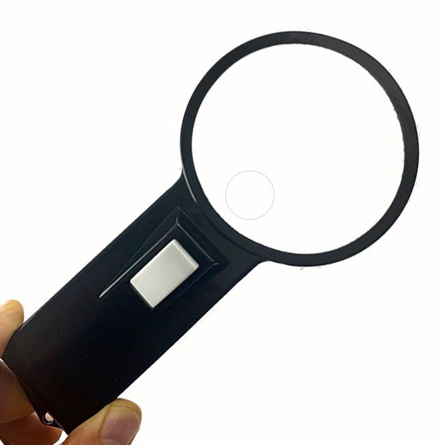 2X / 4X Magnifiers With Plastic Handle Light Loupe, industrial magnifying  glass supplier