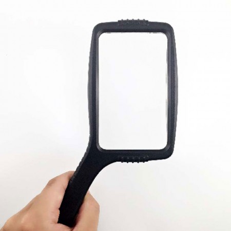 4X Large Rectangular Hand Held Magnifier | industrial magnifying glass ...
