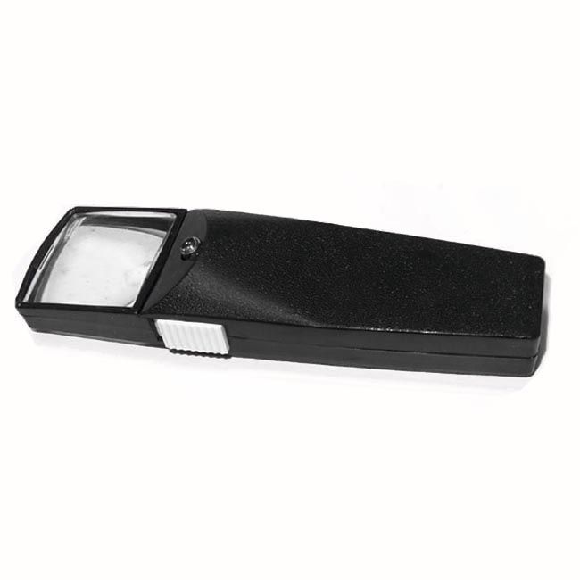 2X / 4X Lighted Pocket Rectangular Magnifier Magnifying Glass, industrial magnifying  glass supplier