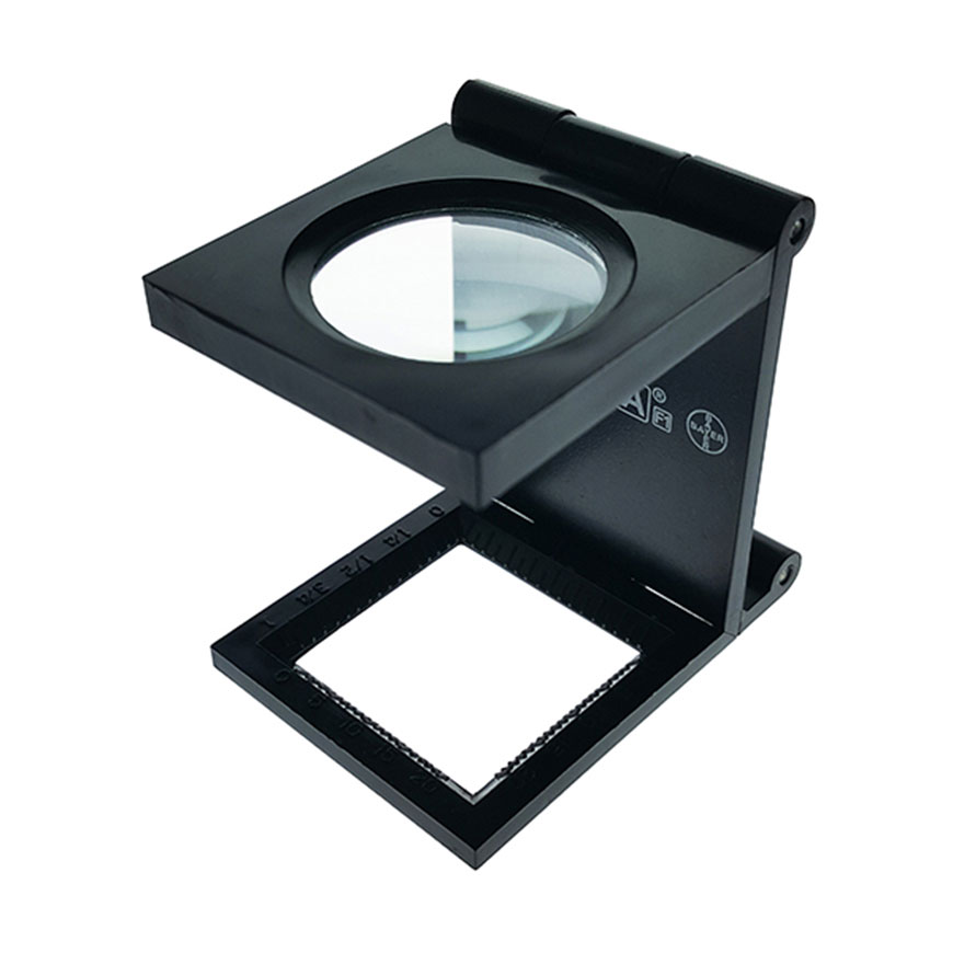 6X Plastic Folding Magnifier Linen Tester Dia. 25mm | industrial ...
