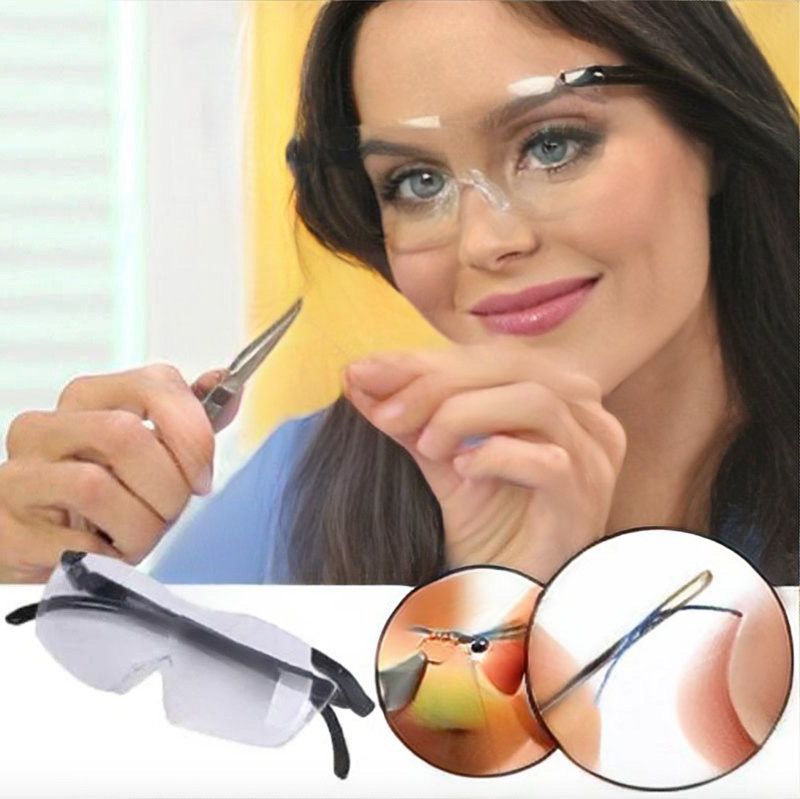 Occhiali da lettura con lente d'ingrandimento Big Vision 1,6 volte più  grandi e più chiari, fornitore di lenti d'ingrandimento industriali