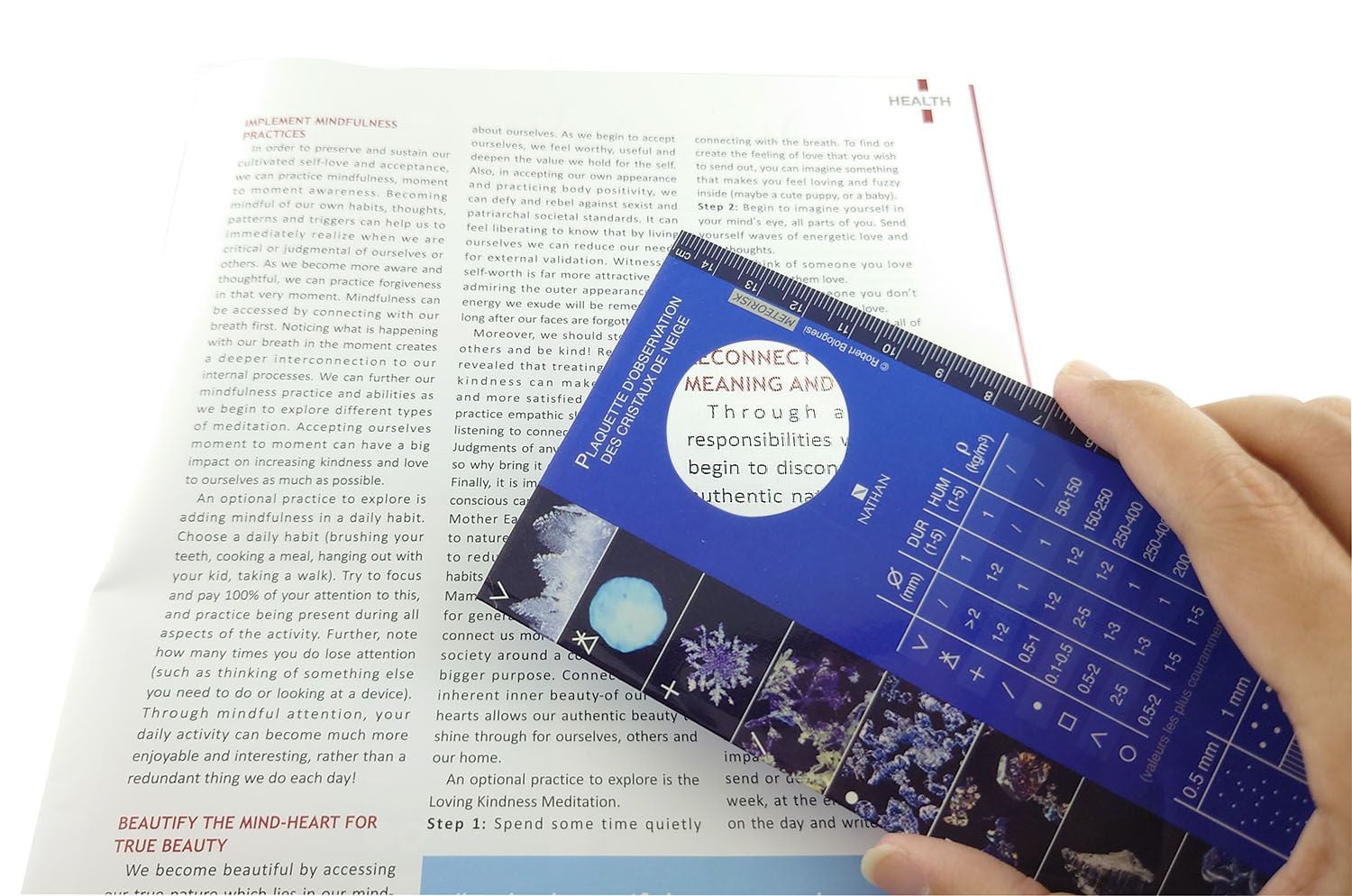 Postcard Size 3x Cardboard Magnifier with Ruler Scale | industrial ...