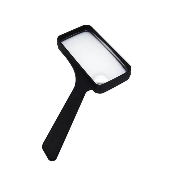 Plastic handheld rectangular Magnifying Glass | industrial magnifying ...