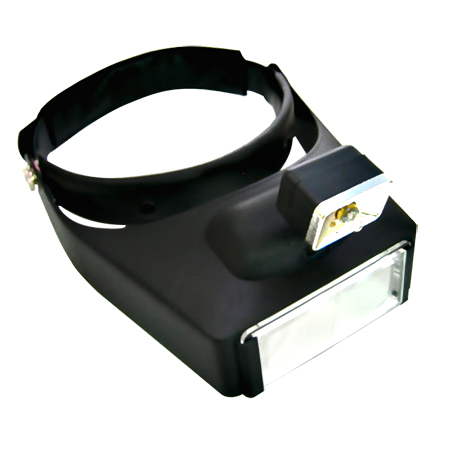 thumbnail image 2 of Headband Head Magnifier 8 Lens LED Light Jeweler Glasses 2 of 12