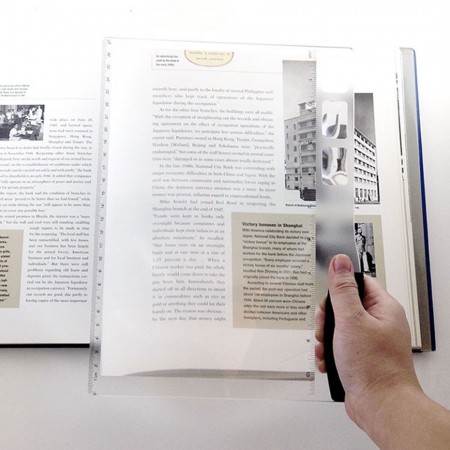 Rigid Page Magnifying Sheet with 3 Different Diopter Convex lens ...