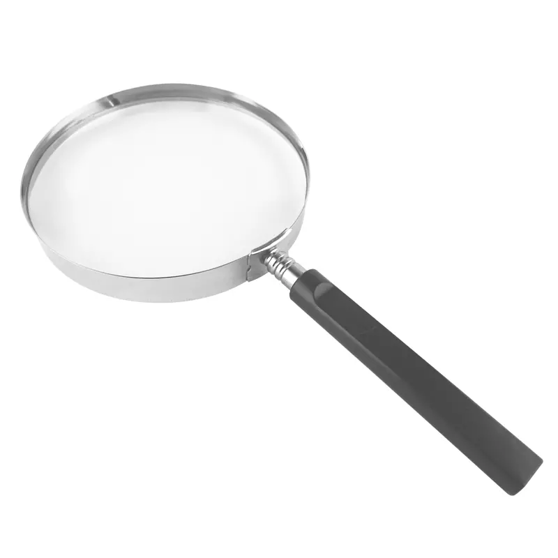 5inch Large Handheld Magnifier Classic 2X Enlarge For Reading ...