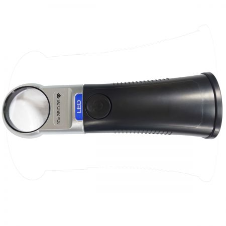horizontal mini LED light magnifier handheld stand magnifier