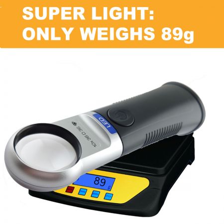 super light only weight 89g even with batteries