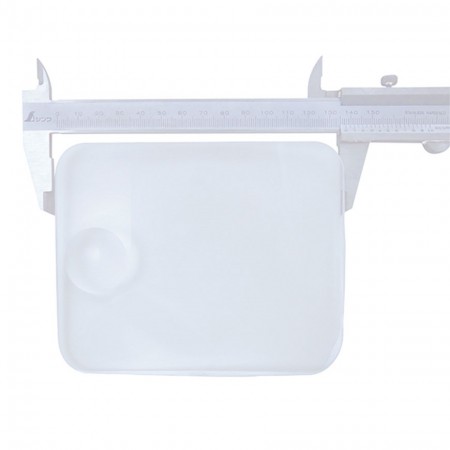 2X rechteckige Kunststofflinse 3,5X Bifokal