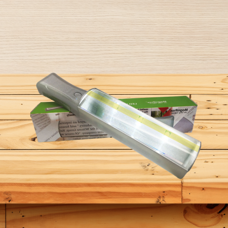 4倍Led照明手持放大鏡 大型手持閱讀放大鏡 超亮可調光手持放大鏡 閱讀手持放大鏡 手持照明放大鏡 清晰放大文字、印刷品、地圖,適合老年人、低視力及各種閱讀