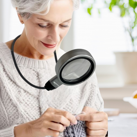 flexible Schwanenhals-Halslupe.