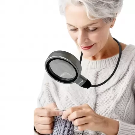 flexible Schwanenhals-Halslupe.