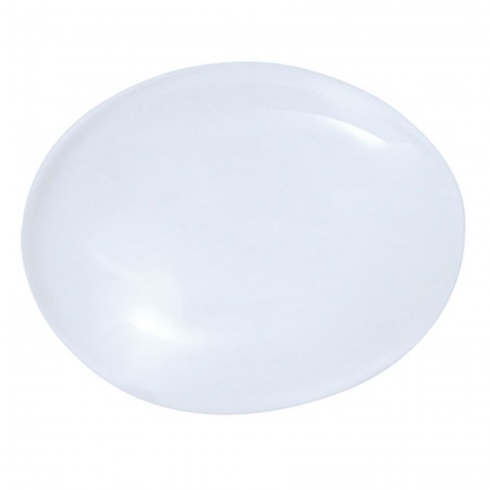 Dia. Lentille grossissante biconvexe ronde en acrylique de 40 mm 3X - Lentille acrylique ronde 3X 4 cm