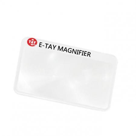 3X Card acrylic magnifying glass