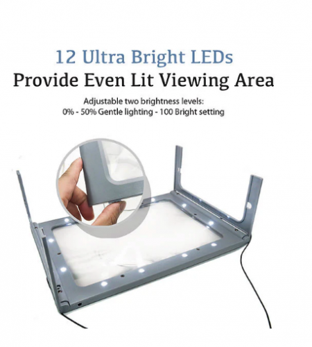 整頁閱讀放大可裝3顆AAA電池或充電線使用,雙重供電,隨時隨地,輕鬆閱讀