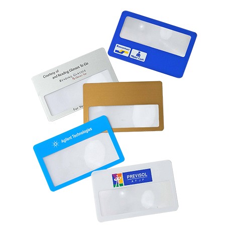 3X PVC Card magnifying glass