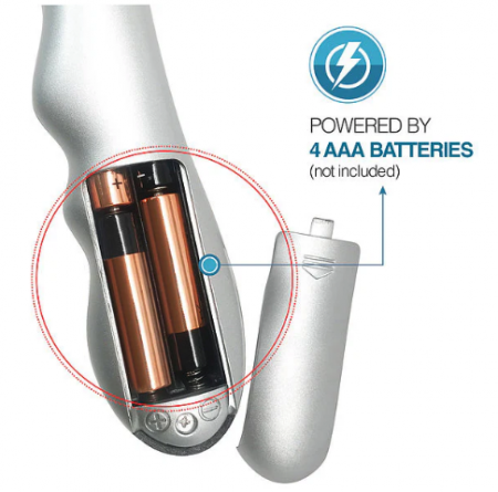 書報雜誌閱讀放大鏡需裝4顆AAA電池,10顆LED冷光照明,隨時隨地清晰閱讀