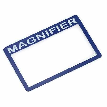 Lente Fresnel de tarjeta de PVC 3X